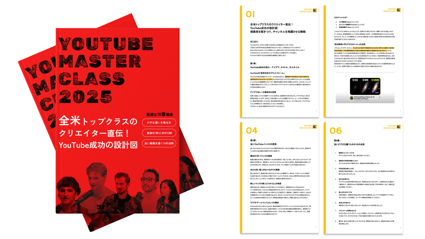 YouTube成功の設計図